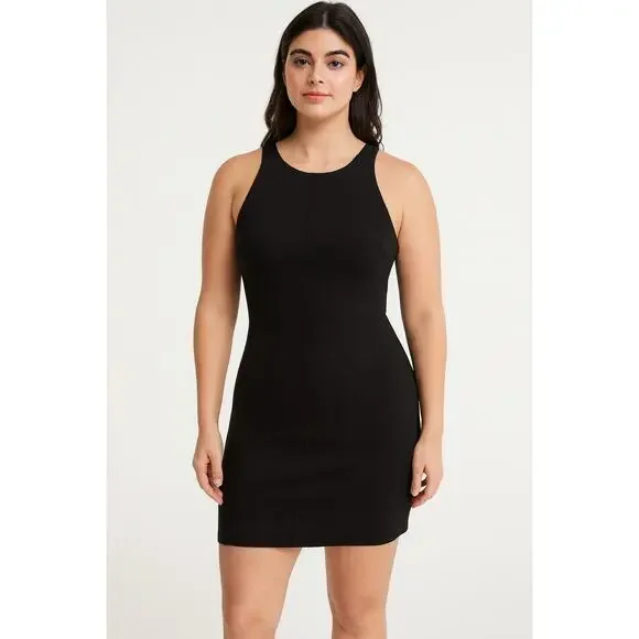 Athleta Whirlwind Tank Dress – Built-In Bra – Black – Size M - Picture 3 of 6